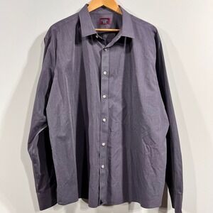 UNTUCKit Mens Button Down Shirt Blue Work Classic Office Career Size XXXL